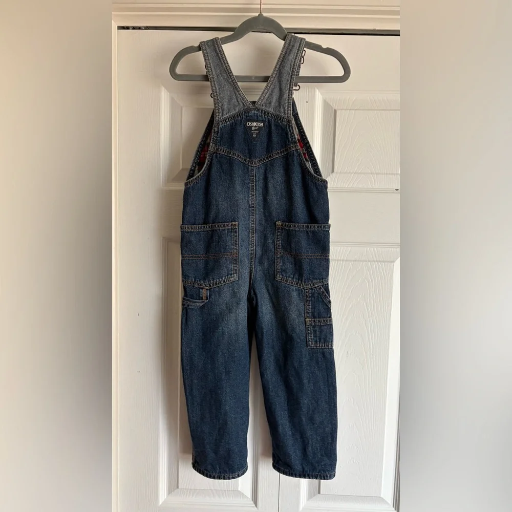 Osh kosh fleece lined overalls